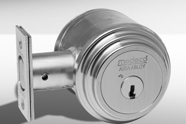 Medeko Residential deabolt installation by Unionville Markham master locksmith